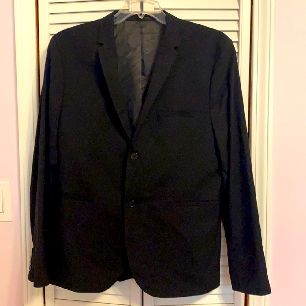 H&M super skinny fit suit coat